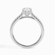 Nina Solitaire Pave Cushion Setting-Dileti