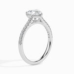Penelope Solitaire Pave Heart Setting-Dileti
