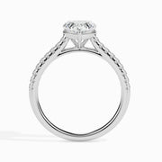 Penelope Solitaire Pave Heart Setting-Dileti
