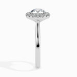 Patti Solitaire Halo Round Setting-Dileti