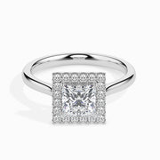 Playa Solitaire Halo Princess Setting-Dileti