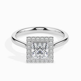 Playa Solitaire Halo Princess Setting-Dileti