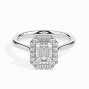 Lolita Solitaire Halo Emerald Setting-Dileti