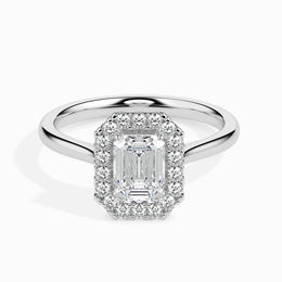 Lolita Solitaire Halo Emerald Setting-Dileti