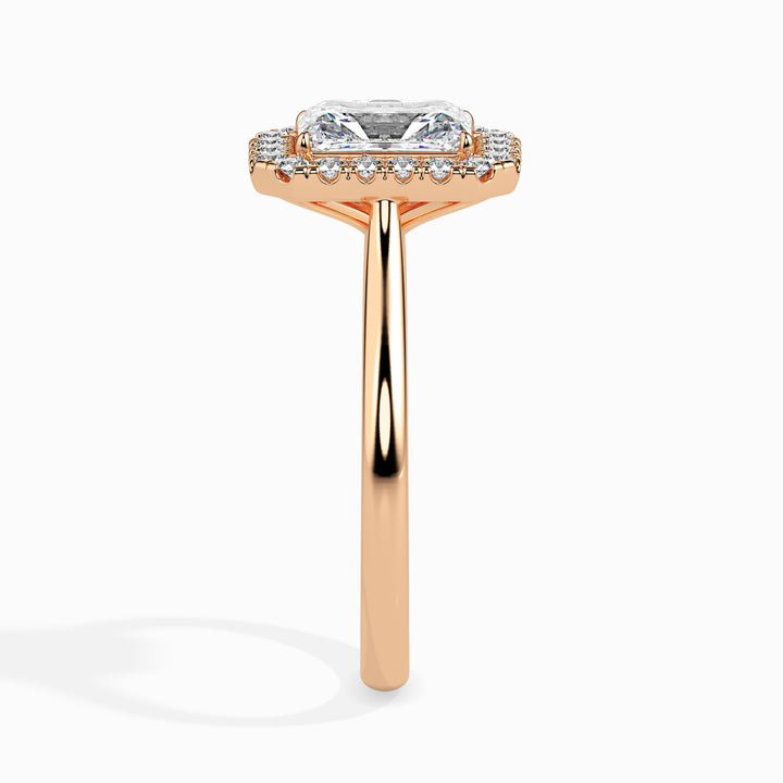 Kai Solitaire Halo Radiant Ring