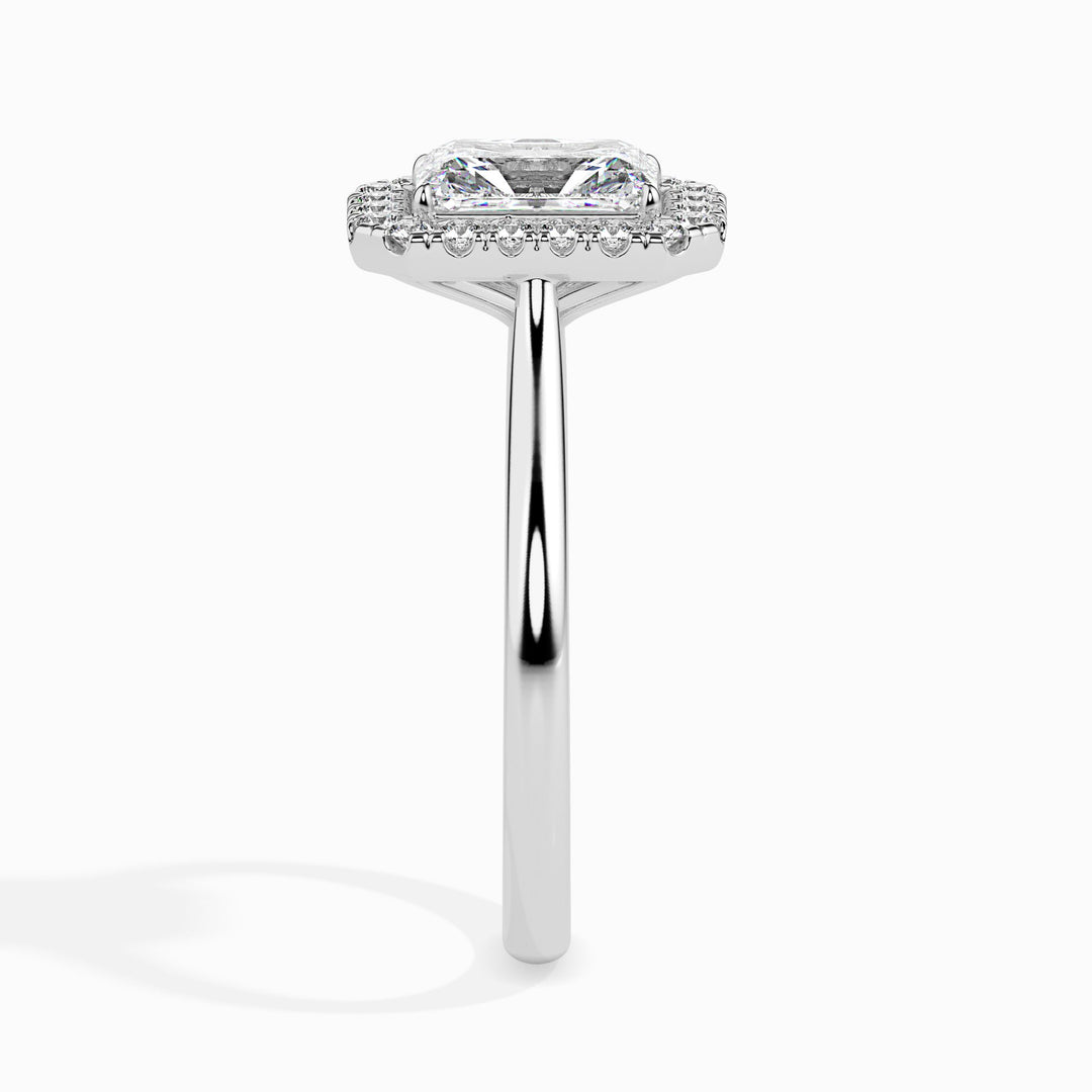 Kai Solitaire Halo Radiant Ring