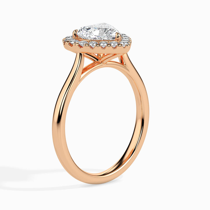 Paloma Solitaire Halo Heart Setting