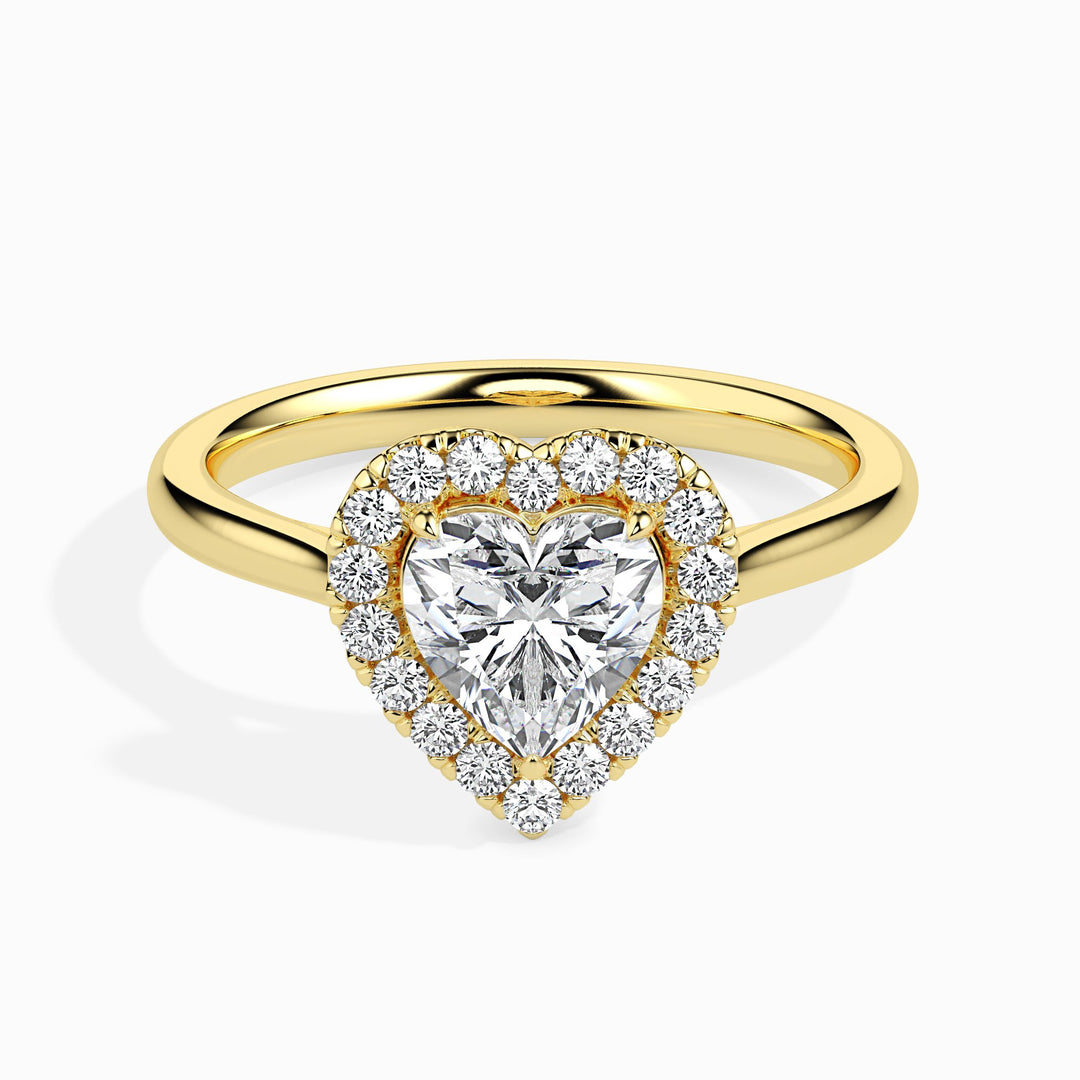 Paloma Solitaire Halo Heart Setting