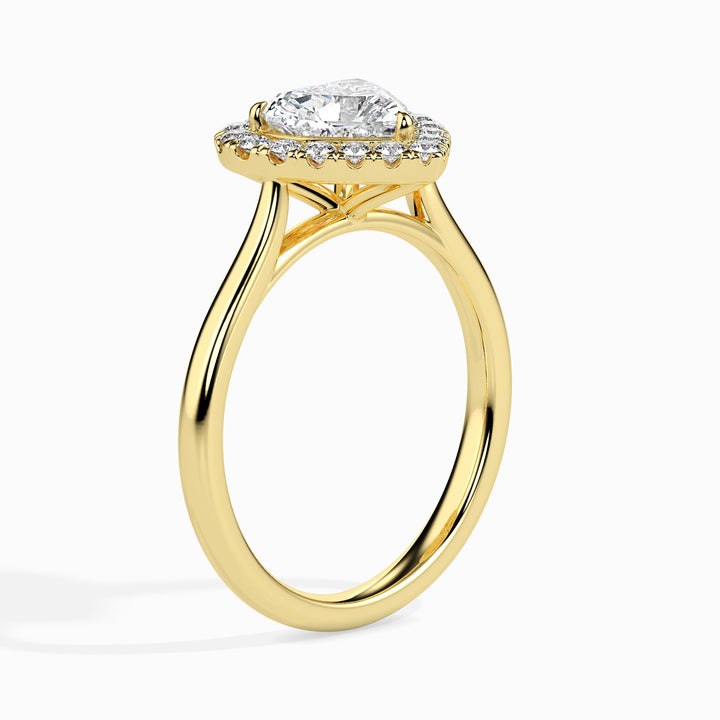 Paloma Solitaire Halo Heart Setting