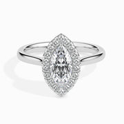 Fala Solitaire Halo Marquise Setting-Dileti
