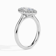 Fala Solitaire Halo Marquise Setting-Dileti