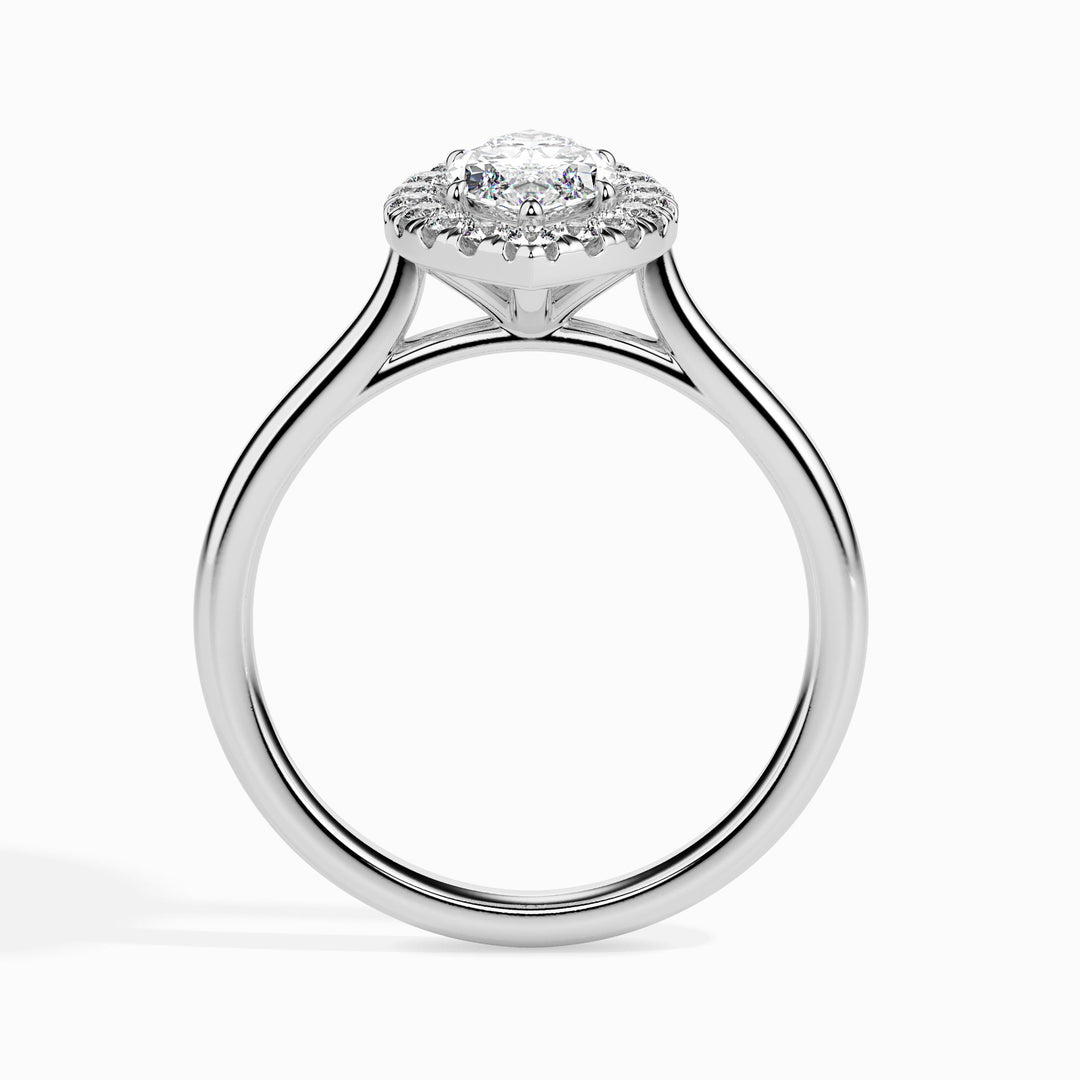 Fala Solitaire Halo Marquise Setting