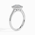 Sua Solitaire Halo Pave Asscher Setting-Dileti
