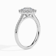 Sua Solitaire Halo Pave Asscher Setting-Dileti