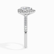 Olbia Solitaire Halo Pave Heart Setting-Dileti