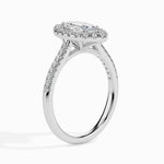 Pila Solitaire Halo Pave Marquise Setting-Dileti