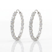 Oval Hoop Earrings