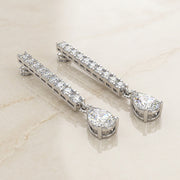 Drop Hoops Earrings