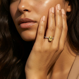 Yellow Lab Grown Diamond Engagement Ring