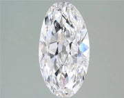 2.00ct Oval Lab Grown Diamond (Colour E, Clarity VVS2, IGI Certified)