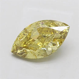 2.01ct Marquise Lab Grown Diamond (Colour Fancy Yellow, Clarity VS1, IGI Certified)