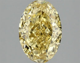 2.04ct Oval Lab Grown Diamond (Colour Fancy Vivid Yellow, Clarity VS1, IGI Certified)