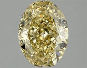 2.09ct Oval Lab Grown Diamond (Colour Fancy Intense Yellow, Clarity VS1, IGI Certified)