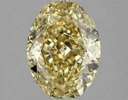 2.09ct Oval Lab Grown Diamond (Colour Fancy Intense Yellow, Clarity VS1, IGI Certified)
