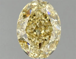 2.09ct Oval Lab Grown Diamond (Colour Fancy Intense Yellow, Clarity VS2, IGI Certified)