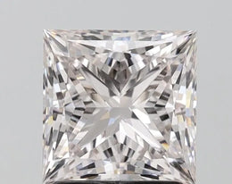2.10ct Princess Lab Grown Diamond (Colour Fancy Light Pink, Clarity VVS2, IGI Certified)