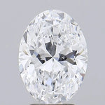 2.21ct Oval Lab Grown Diamond (Colour D, Clarity IF, IGI Certified)