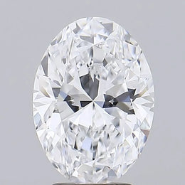 2.21ct Oval Lab Grown Diamond (Colour D, Clarity IF, IGI Certified)