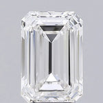 2.56ct Emerald Lab Grown Diamond (Colour F, Clarity VVS2, IGI Certified)
