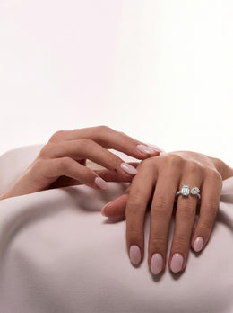 Toi et Moi Open Lab Grown Diamond Ring