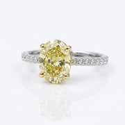 Yellow Lab Grown Diamond Engagement Ring