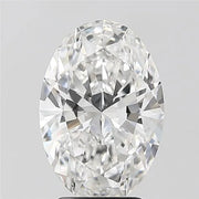 3.02ct Oval Lab Grown Diamond (Colour D, Clarity VS1, IGI Certified)
