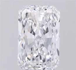 3.03ct Radiant Lab Grown Diamond (Colour D, Clarity VVS2, IGI Certified)