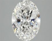 3.09ct Oval Lab Grown Diamond (Colour E, Clarity VS2, IGI Certified)