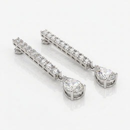 Drop Hoops Earrings
