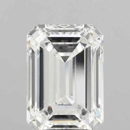 4.02ct Emerald Lab Grown Diamond (Colour D, Clarity VVS1, IGI Certified)