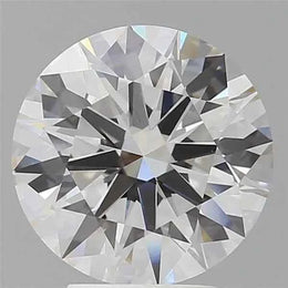 4.10ct Round Lab Grown Diamond (Colour G, Clarity VVS1, Cut ID, IGI Certified)
