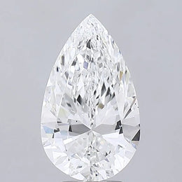 5.00ct Pear Lab Grown Diamond (Colour E, Clarity VS2, IGI Certified)