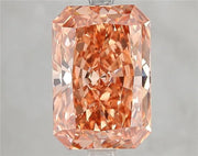 5.08ct Radiant Lab Grown Diamond (Colour Fancy Vivid Brown Orange, Clarity VVS2, IGI Certified)