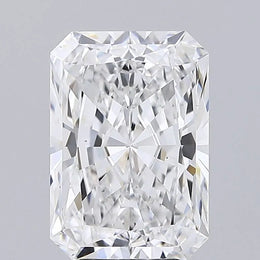 5.12ct Radiant Lab Grown Diamond (Colour E, Clarity VS2, IGI Certified)