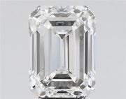 8.58ct Emerald Lab Grown Diamond (Colour G, Clarity VS2, IGI Certified)