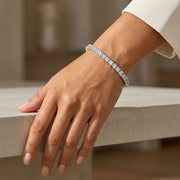Asscher Tennis Bracelet