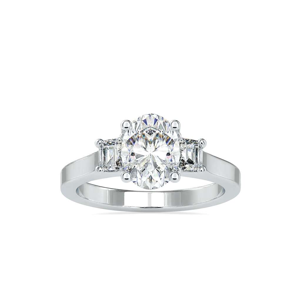 Aurora Oval Square Melody Ring