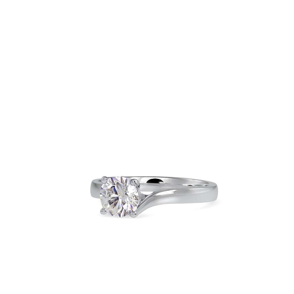 Ava Asymmetric Round Elegance Ring