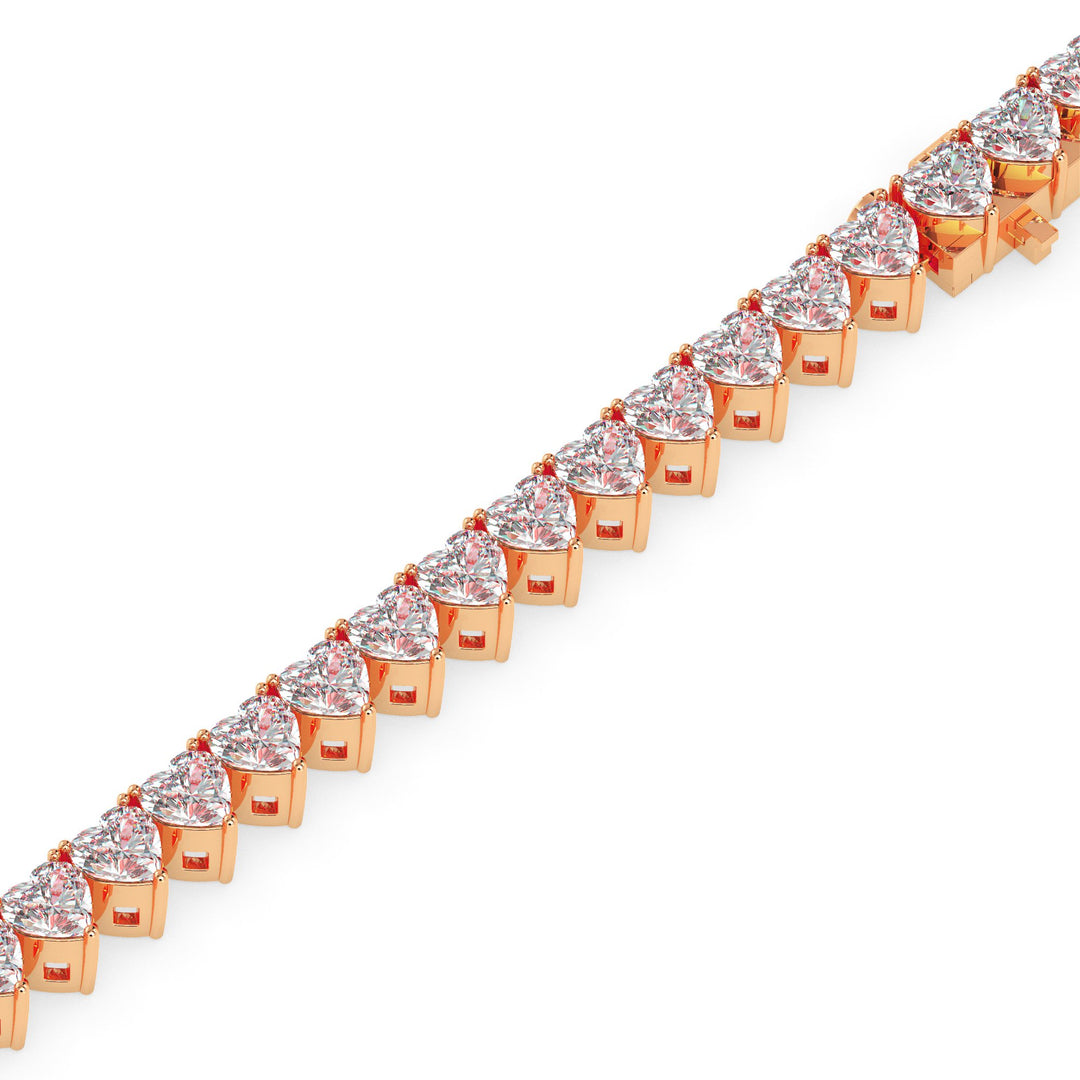 Radiant Heart Tennis Bracelet