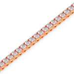Round Tennis Bracelet-Dileti